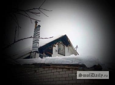 В Рославле мужчина спас соседский дом от пожара
