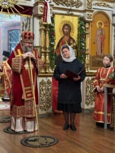 На Пасхальном богослужении