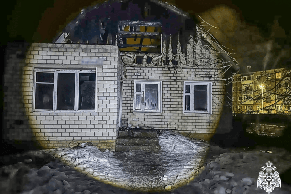В Рославле супружеская пара погибла при страшном пожаре