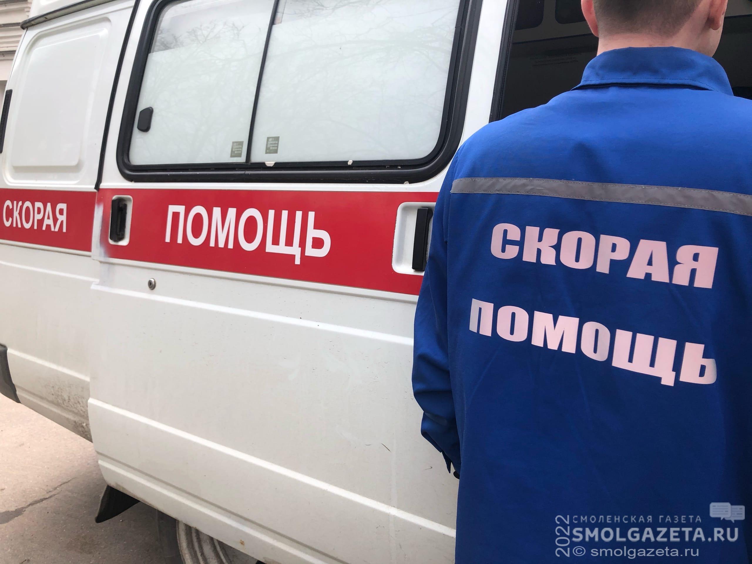 В Рославле столкнулись два автомобиля