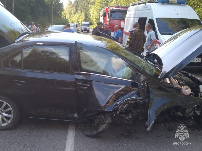 В Десногорске опрокинулась легковушка: один человек пострадал